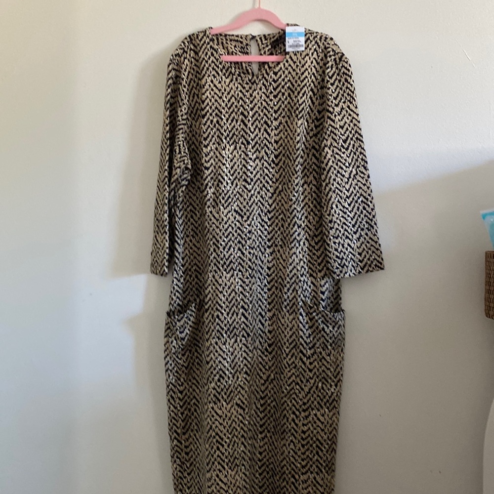 J.McLaughlin beautiful print dress